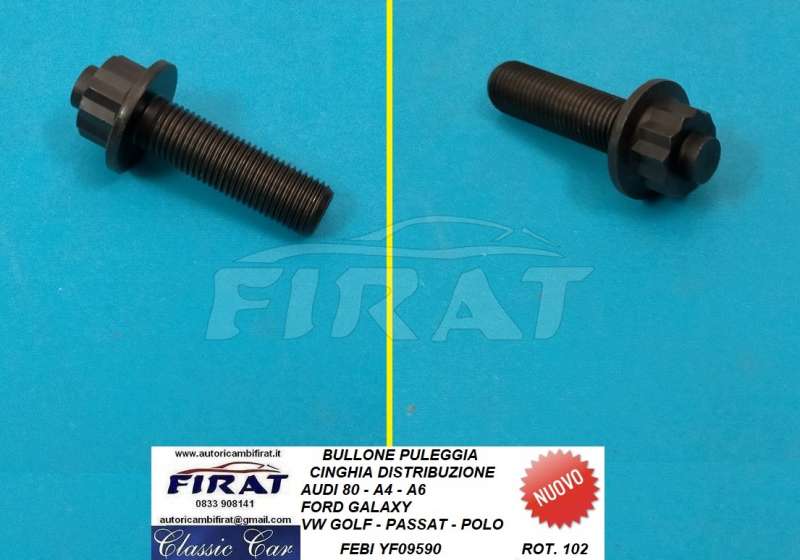 BULLONE PULEGGIA CINGHIA DISTRIBUZIONE AUDI - VW (09590)